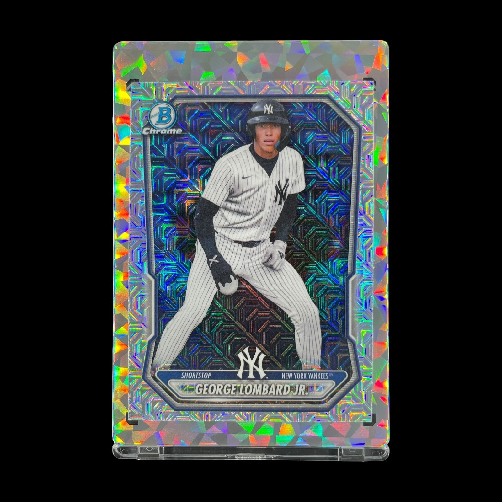 GEORGE LOMBARD JR. ROOKIE SILVER MOJO REFRACTOR 2026 Bowman Chrome Parallel Card