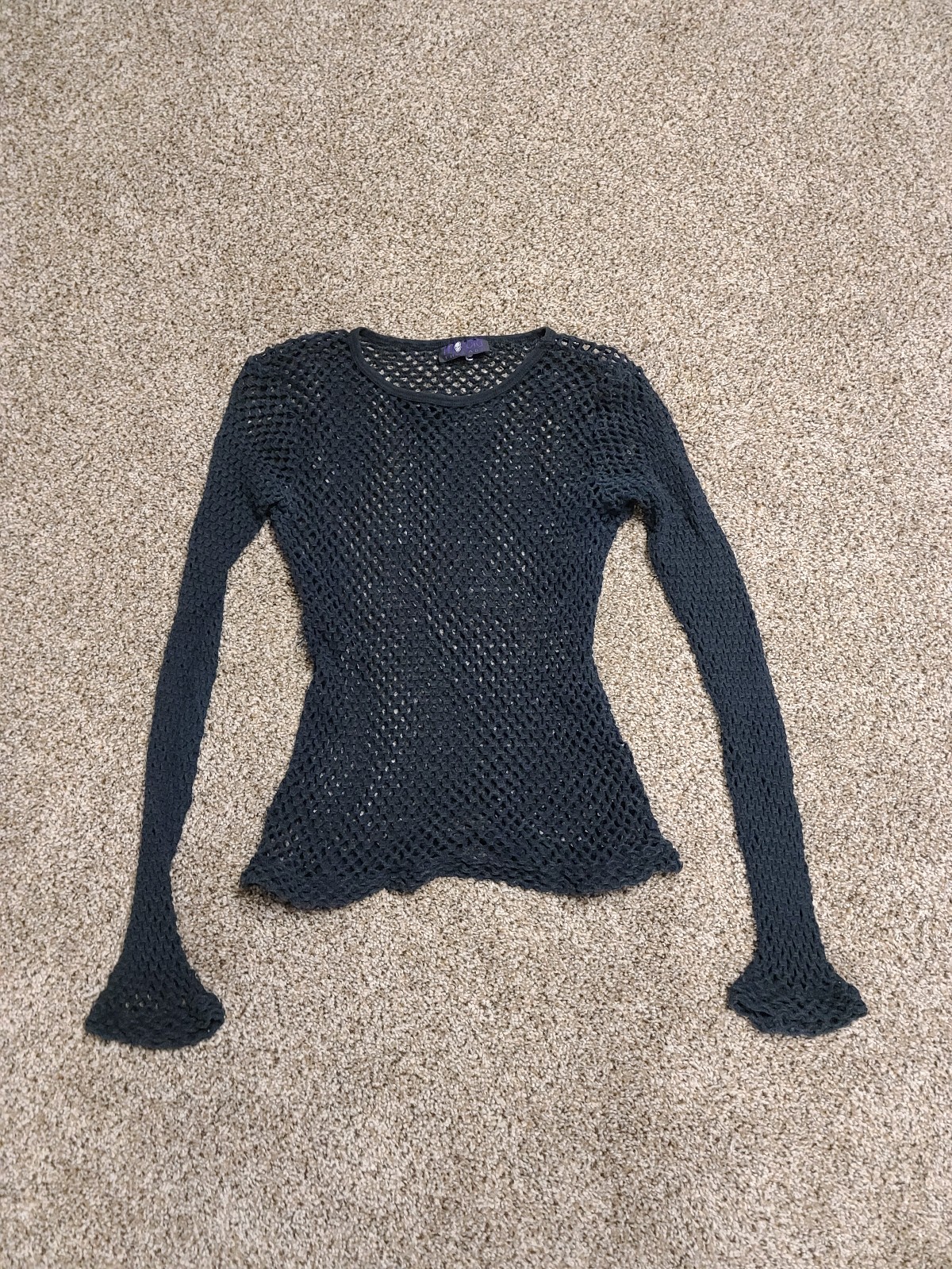 Hot Topic Morbid Threads Brand Fishnet Top - Size L? Hot Topic Morbid Threads Brand Fishnet Top - Size L?