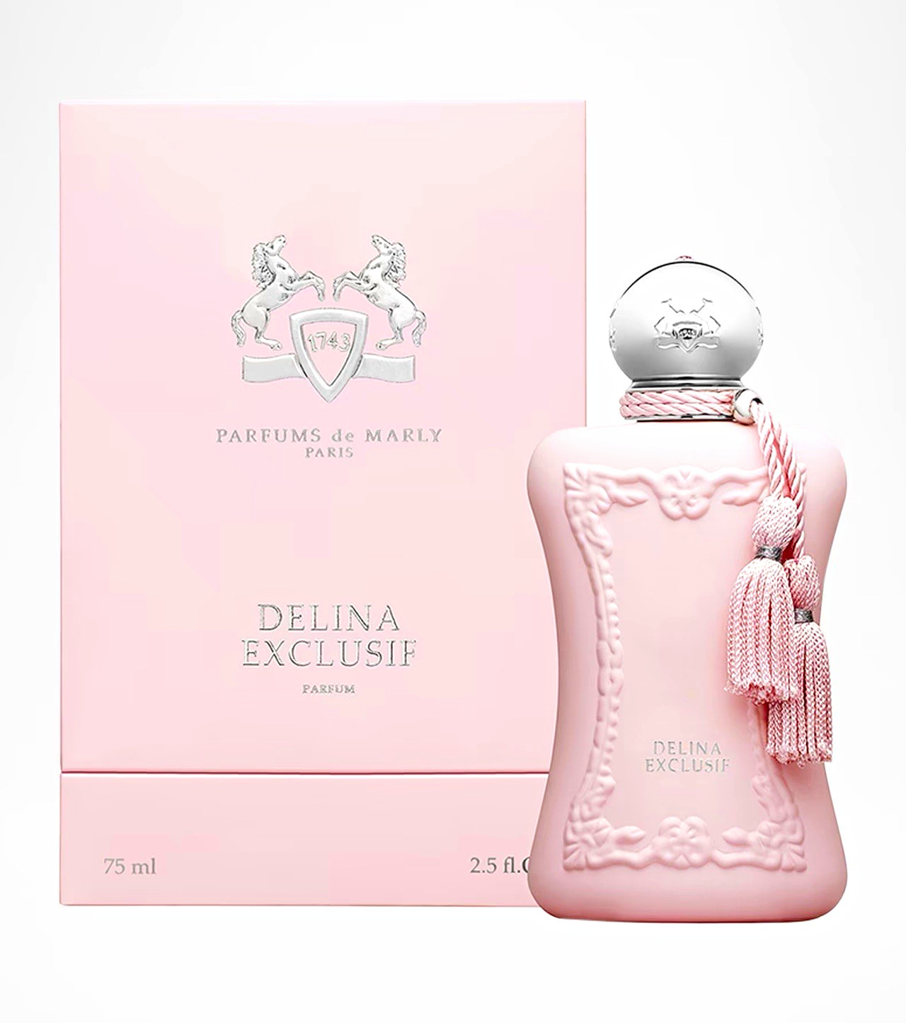 Brand New Parfums de Marly Delina Exclusif Parfum Spray 2.5 fl oz Rose Lychee Brand New Parfums de Marly Delina Exclusif Parfum Spray 2.5 fl oz Rose Lychee