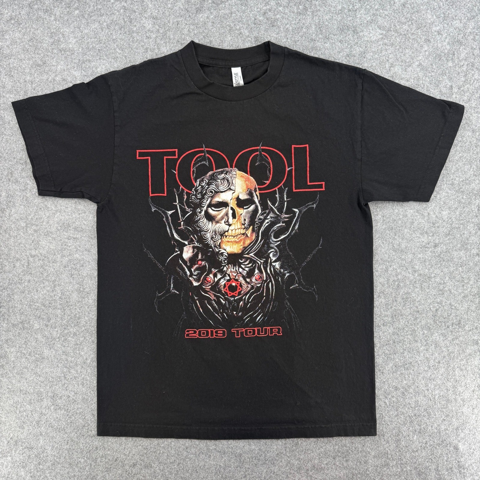 Tool T-Shirt Men M Black 2019 Fear Inoculum Tour Graphic Concert Tee EUC
