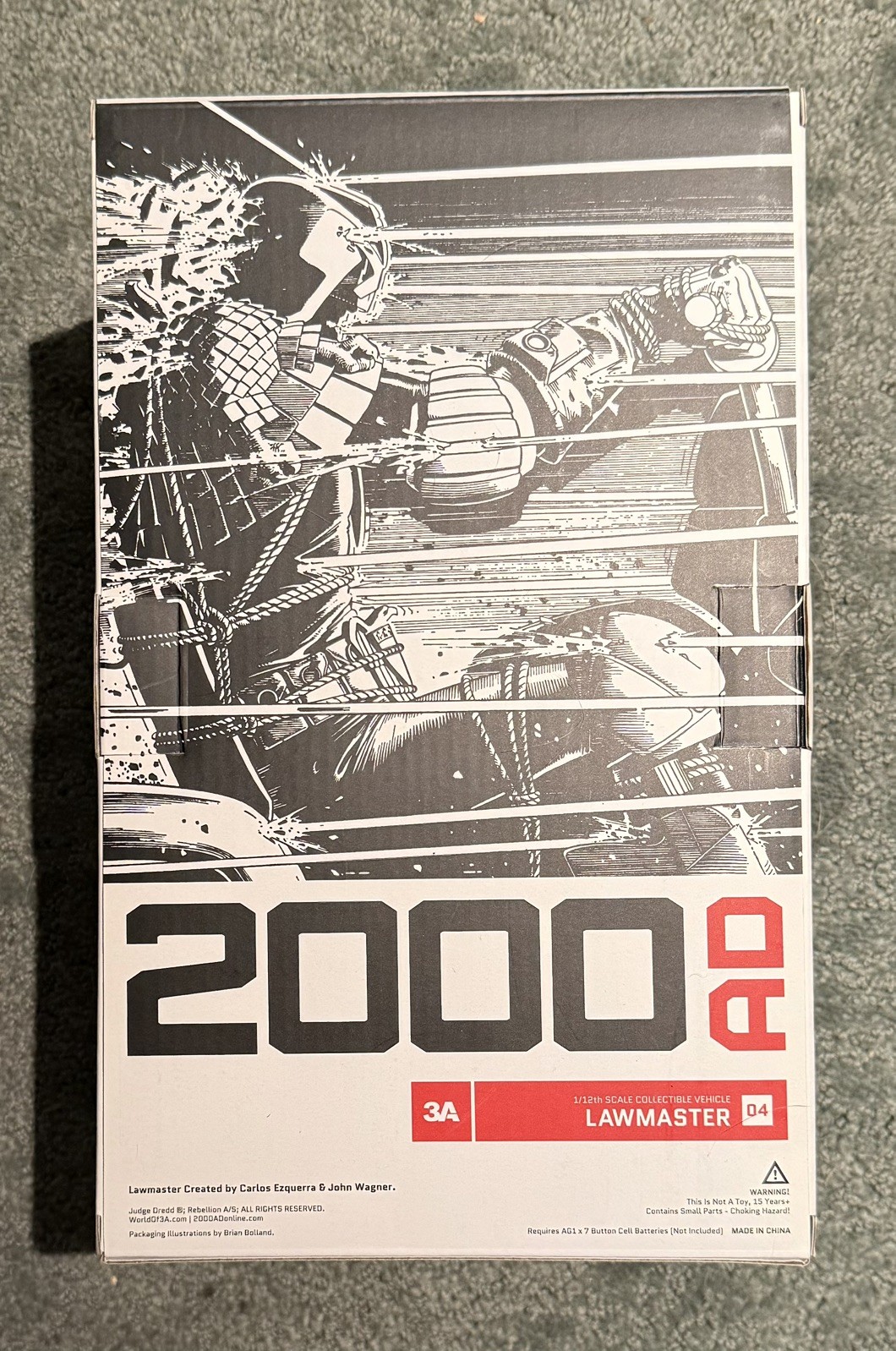 ThreeA 3A 2000AD Judge Dredd 1/12 Lawmaster Motorbike Motorcycle