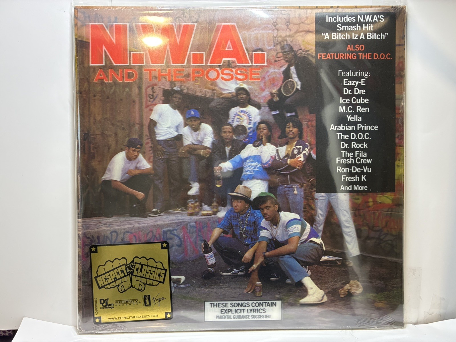 SEALED 2015 N.W.A. AND THE POSSE Album w 3D LENTICULAR COVER Lp VINYL Record NWA SEALED 2015 N.W.A. AND THE POSSE Album w 3D LENTICULAR COVER Lp VINYL Record NWA