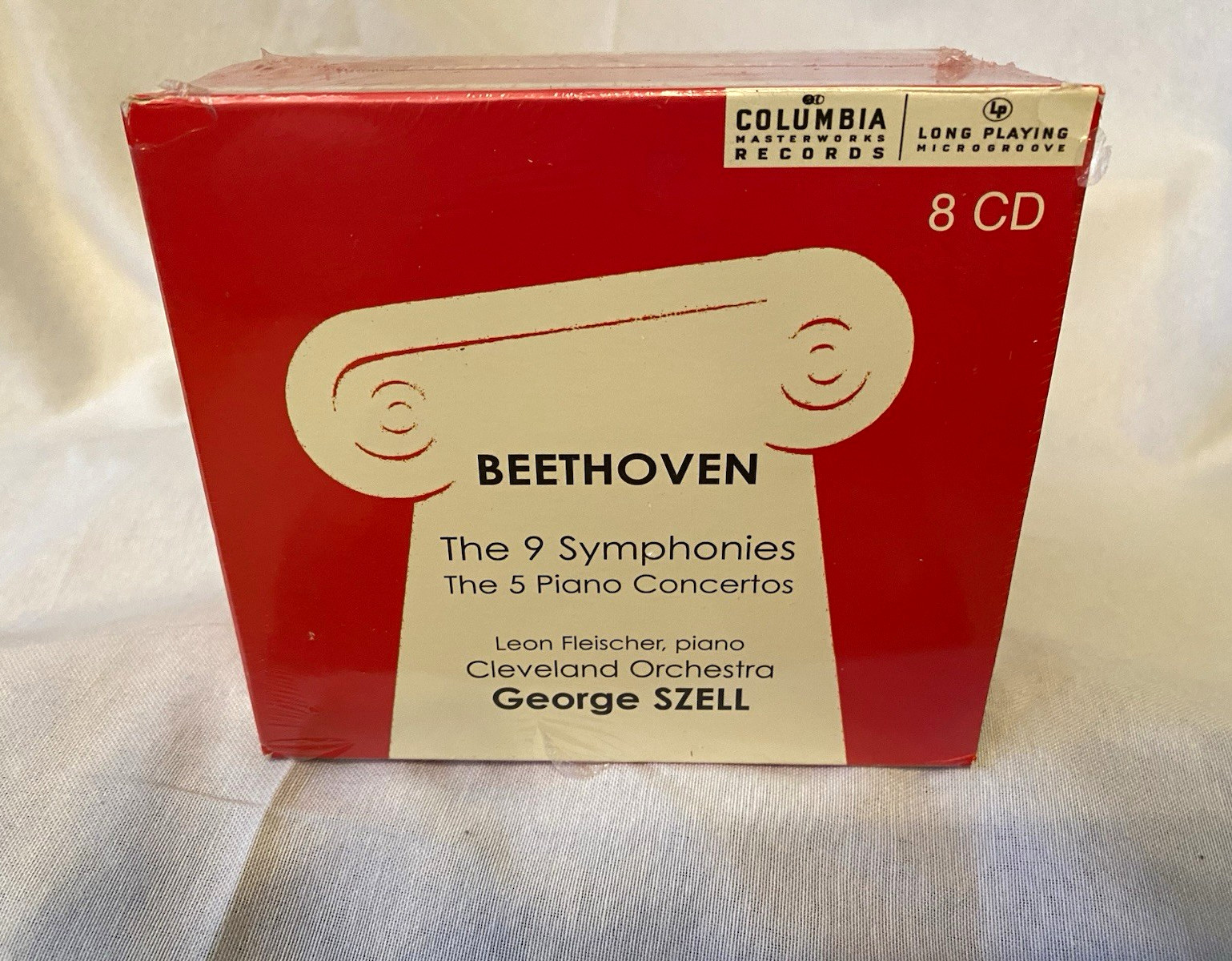 Columbia Beethoven 9 Symphonies & 5 Piano Concertos Szell Fleisher 8CD 1963 Columbia Beethoven 9 Symphonies & 5 Piano Concertos Szell Fleisher 8CD 1963