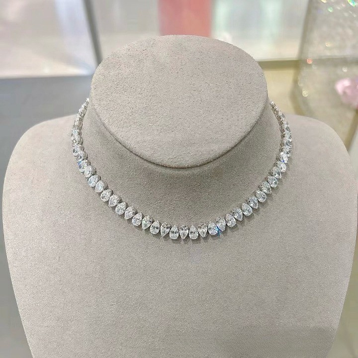 Swarovsk Mesmera white crystal necklace for women