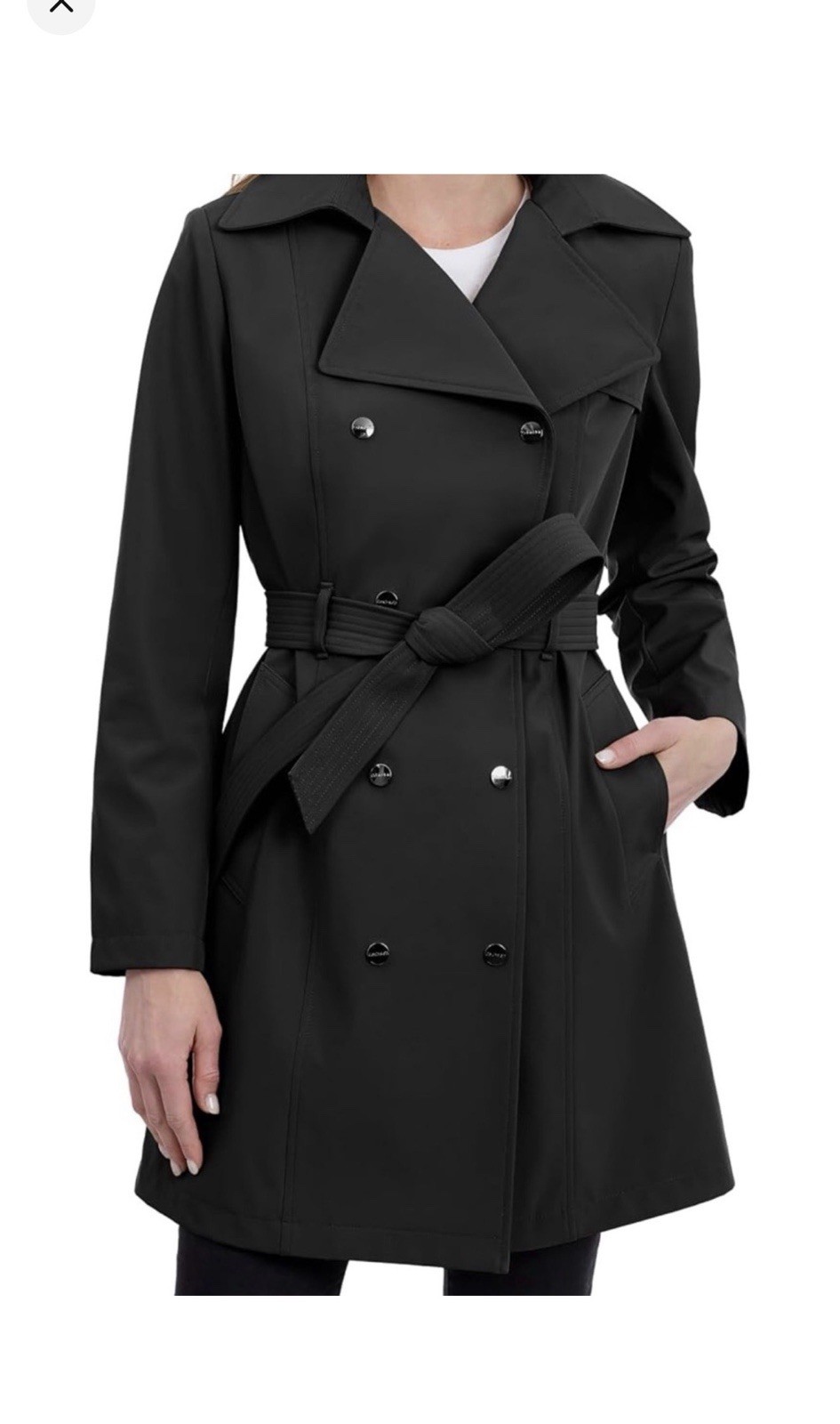 Calvin Klein Belted Trench Coat Cream/Beige NB: HAVE 3 DIFFERENT COLORS.