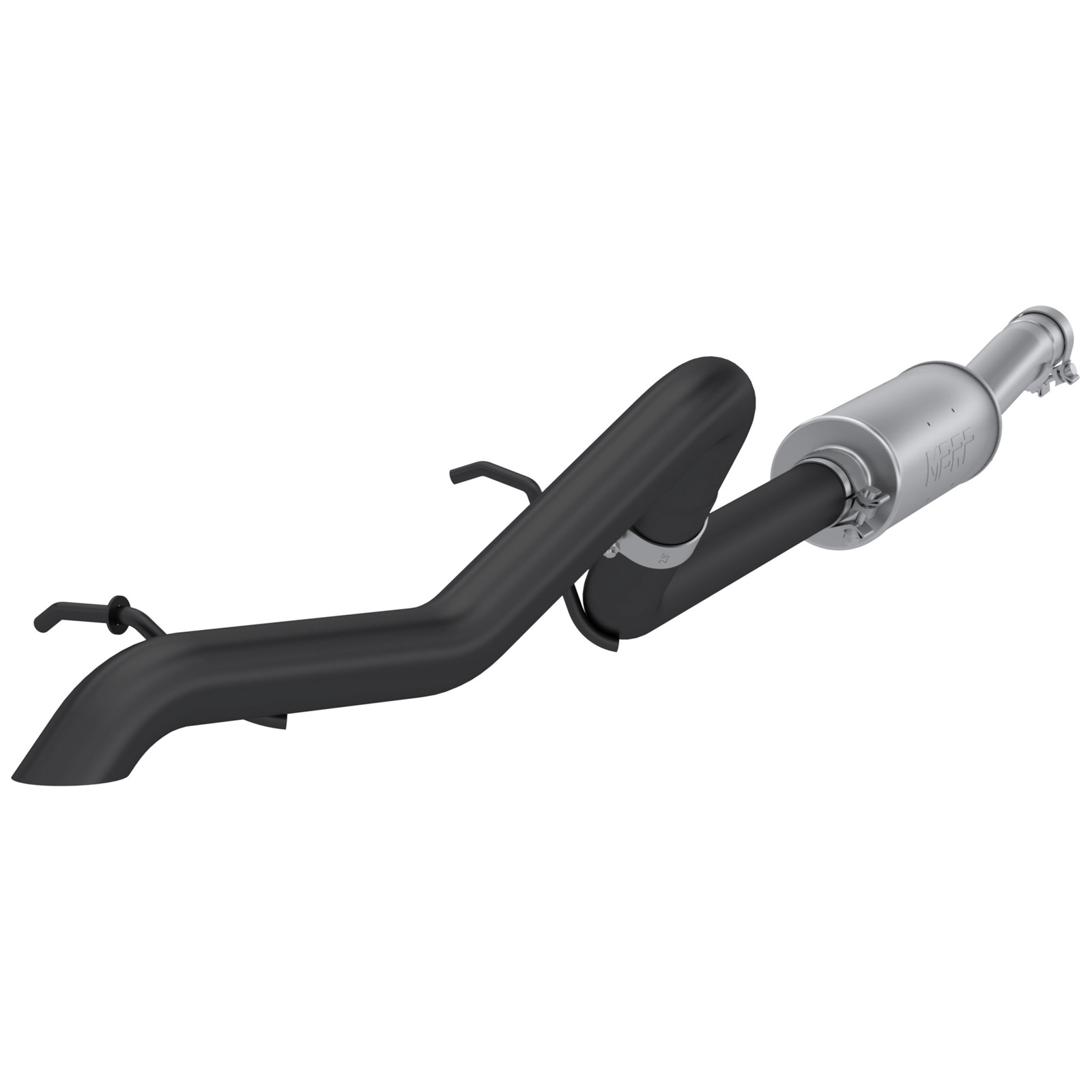 MBRP S5514BLK Black Cat Back Exhaust System Kit for 07-11 Jeep Wrangler JK 3.8L