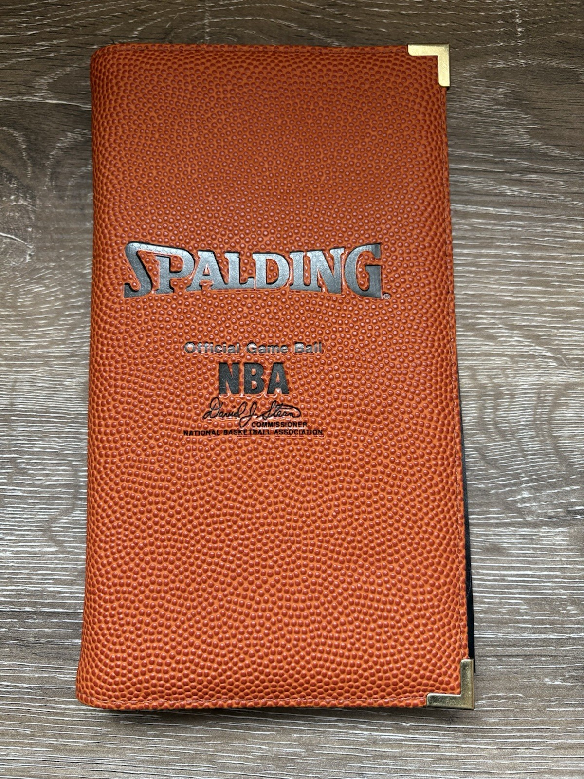 Spalding NBA Game Ball Stationary Basketball Cover/Wallet - RARE & BRAND NEW Spalding NBA Game Ball Stationary Basketball Cover/Wallet - RARE & BRAND NEW
