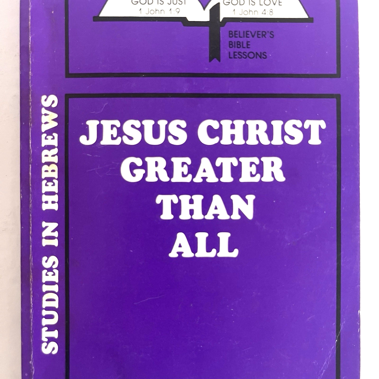 Vintage Jesus Christ Greater Than All Believers Bible Lessons Lot of 7 Books Vintage Jesus Christ Greater Than All Believers Bible Lessons Lot of 7 Books