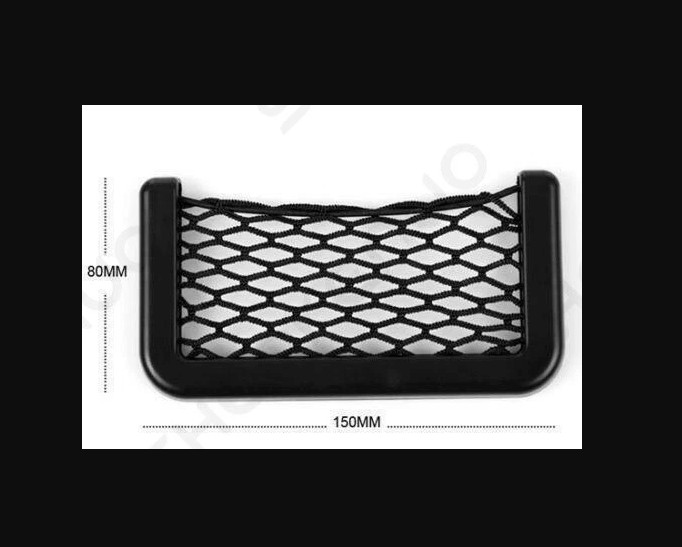 2PC Storage Phone Holder Accessories Auto Car Interior Body Edge ABS Elastic Net
