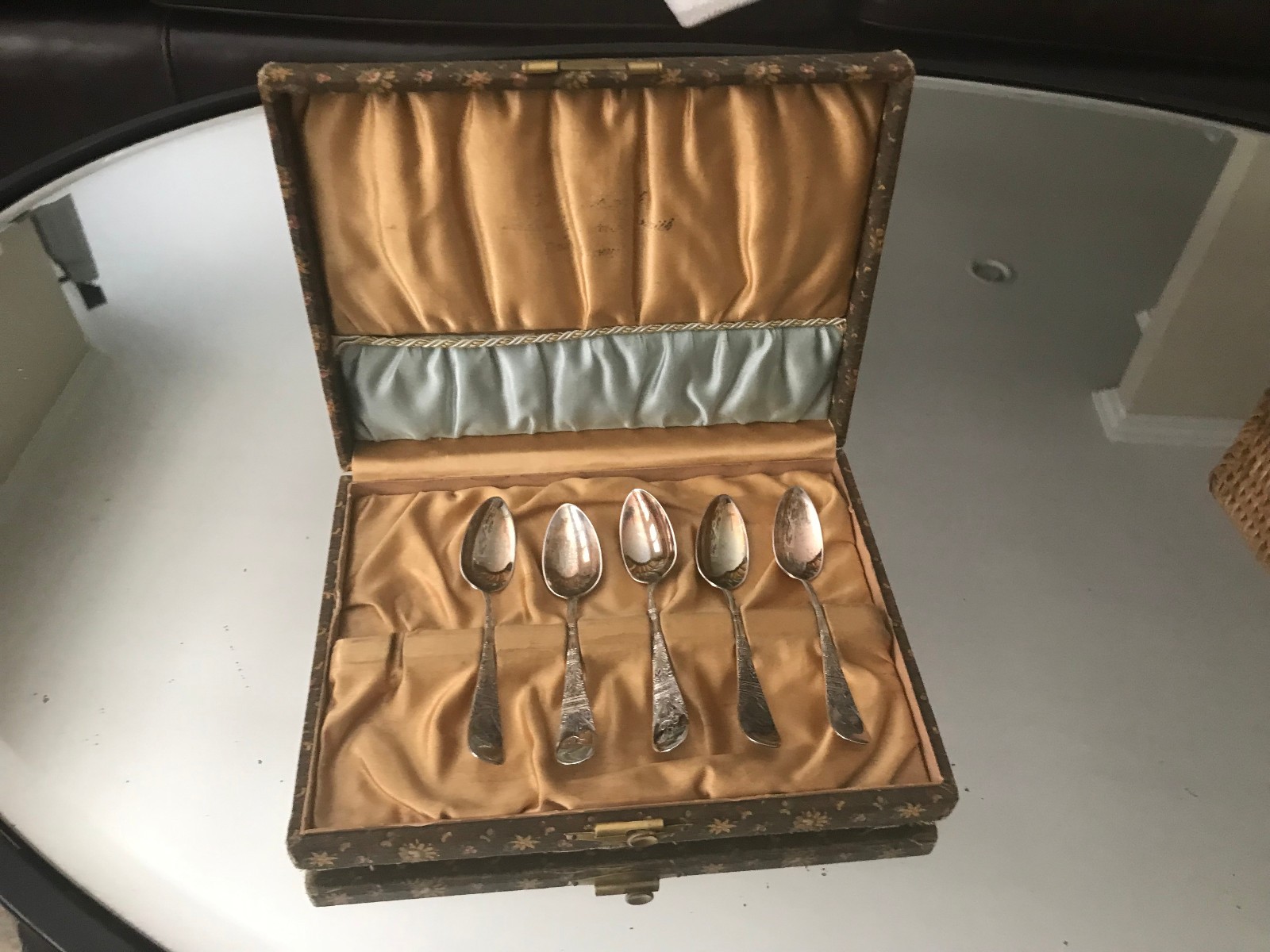 STERLING SILVER TEASPOON SET 