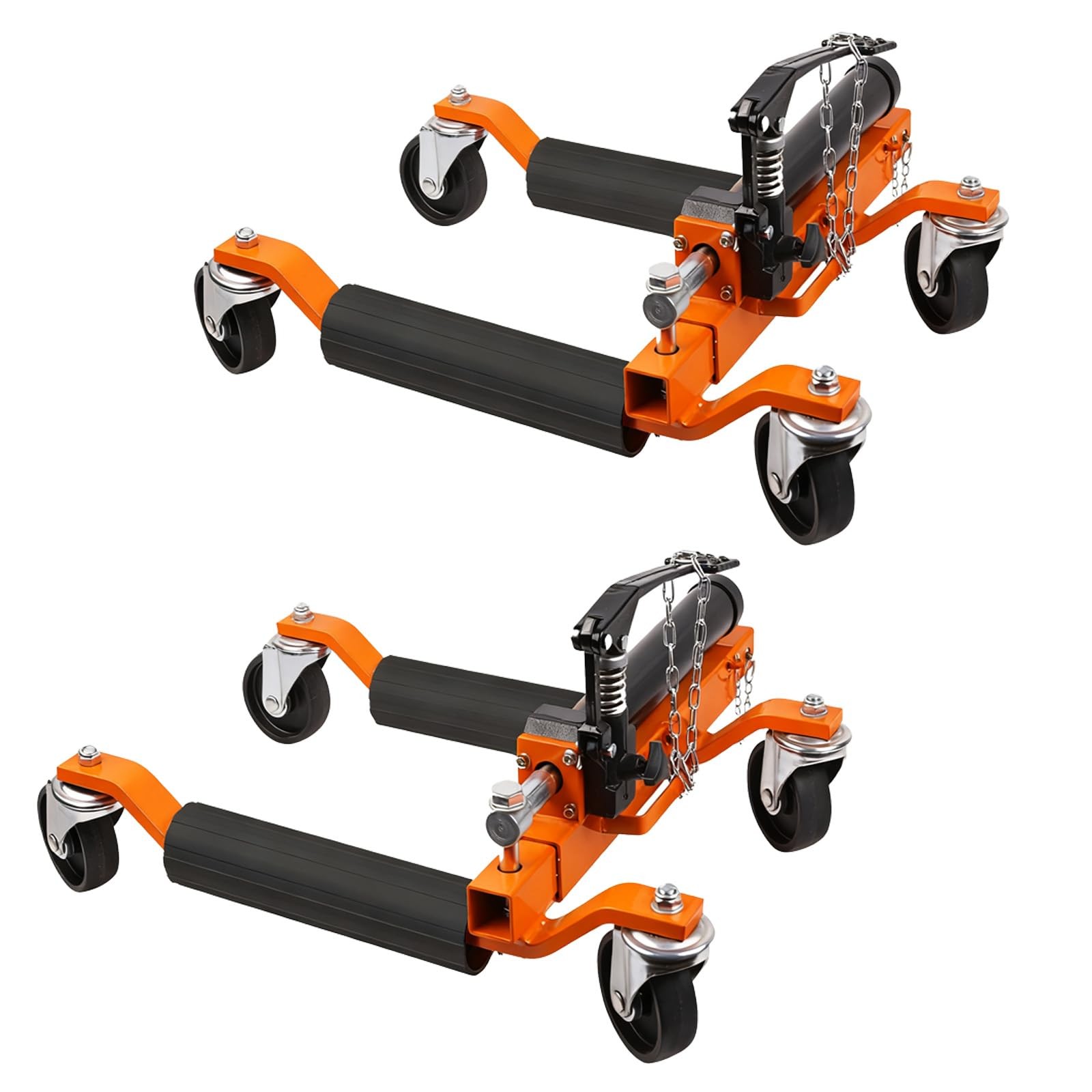 Garvee 2pcs 1500Lbs Car Wheel Dolly Set Hydraulic Heavy Duty for Truck RV Orange Garvee 2pcs 1500Lbs Car Wheel Dolly Set Hydraulic Heavy Duty for Truck RV Orange