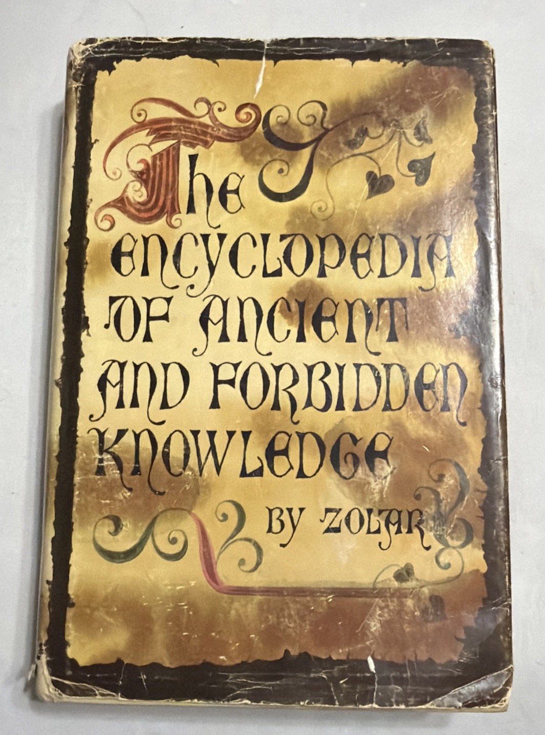 Vintage 1970 The Encyclopedia Of Ancient And Forbidden Knowledge Zolar HC Occult
