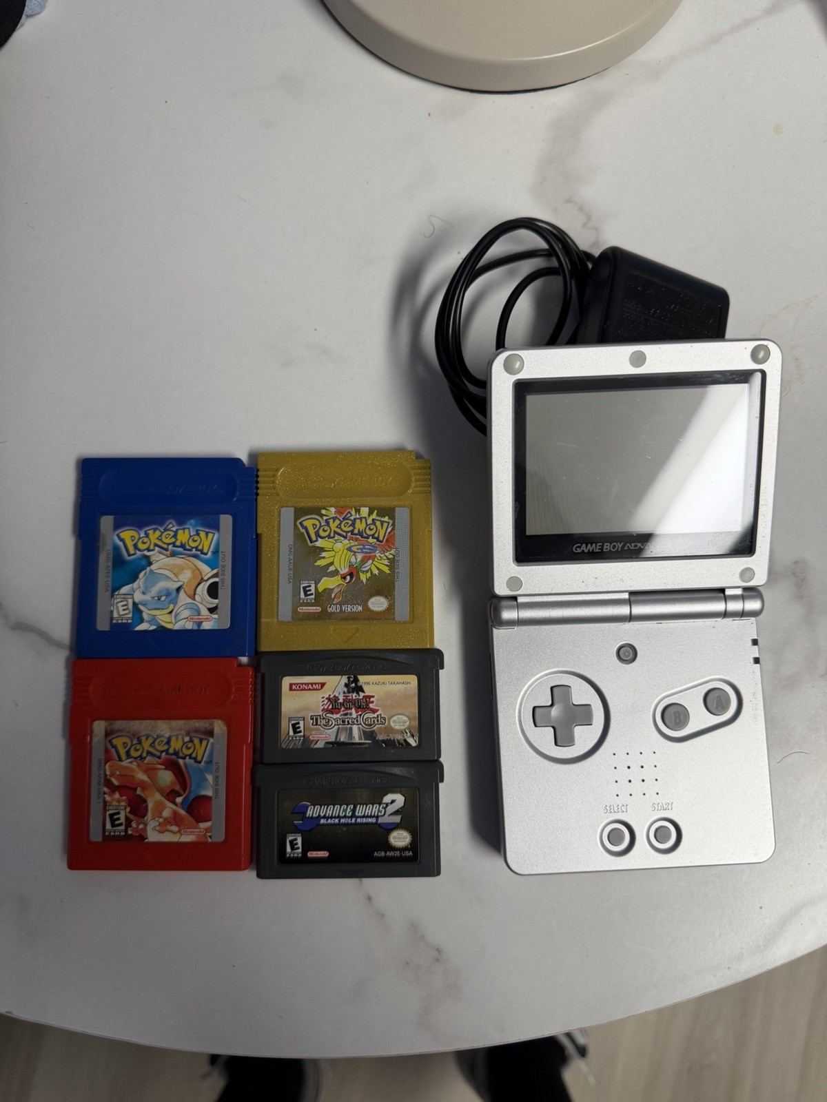 Authentic Pokémon GBA Lot Blue Red Gold Advanced Wars 2 Yu-gi-oh - NEW BATTERIES Authentic Pokémon GBA Lot Blue Red Gold Advanced Wars 2 Yu-gi-oh - NEW BATTERIES