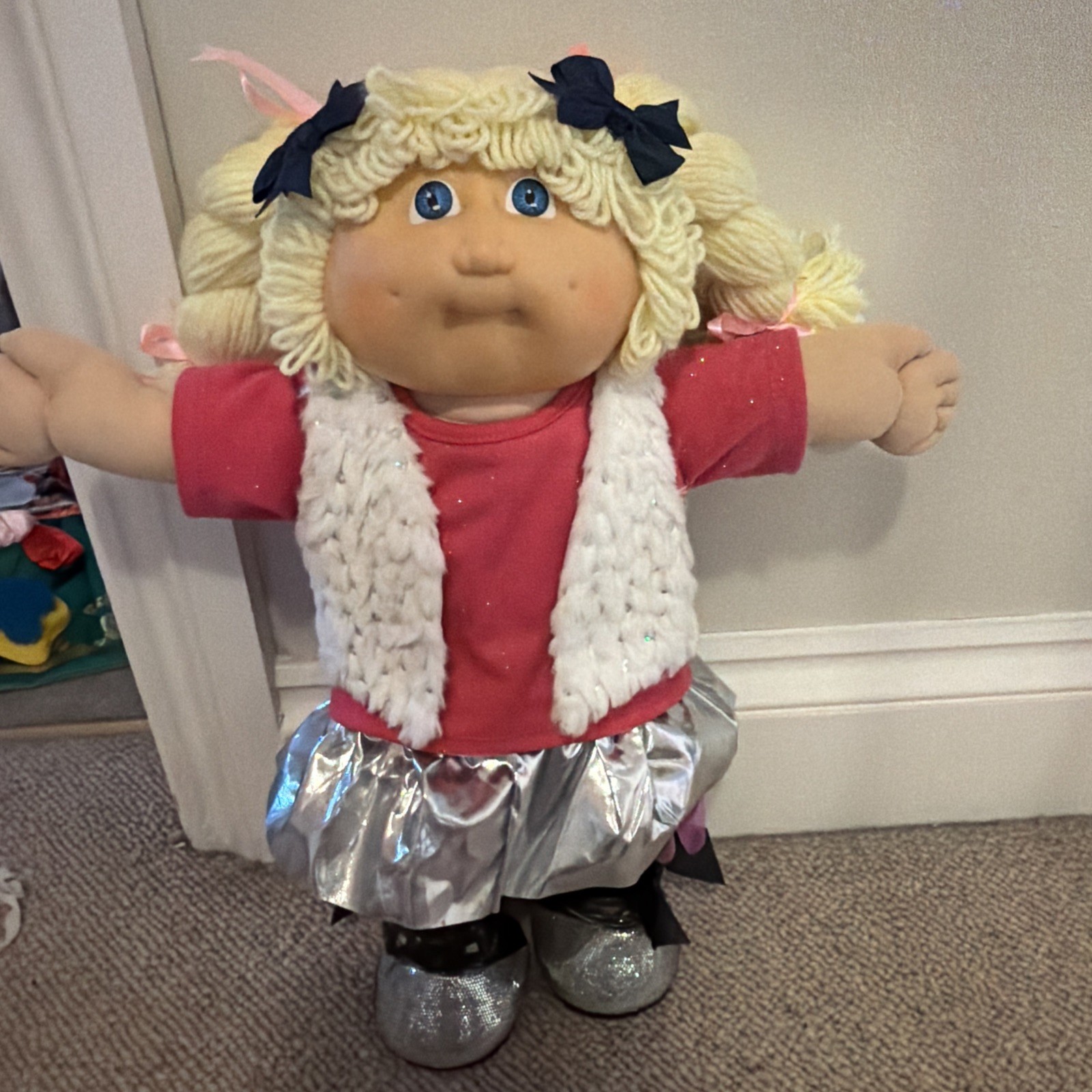 Vintage Cabbage Patch Kid HM2 girl lemon hair blue eye 2 Vintage Cabbage Patch Kid HM2 girl lemon hair blue eye 2