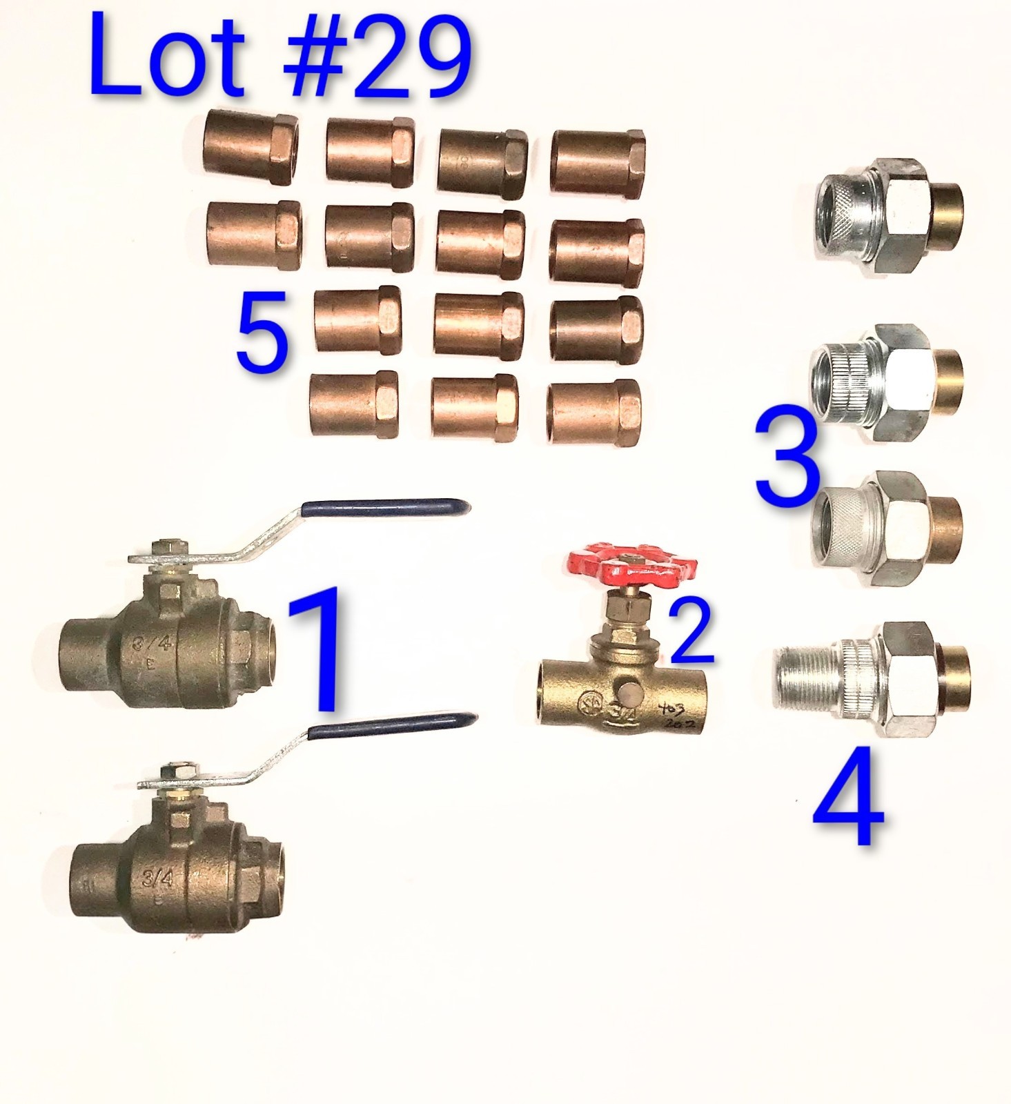 MUELLER, NIBCO & DIELECTRIC 3/4