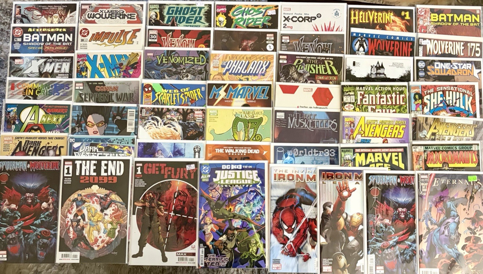 Comics Book Mixed Lot of 50 Vintage and Modern Marvel DC Indie Comics Book Mixed Lot of 50 Vintage and Modern Marvel DC Indie