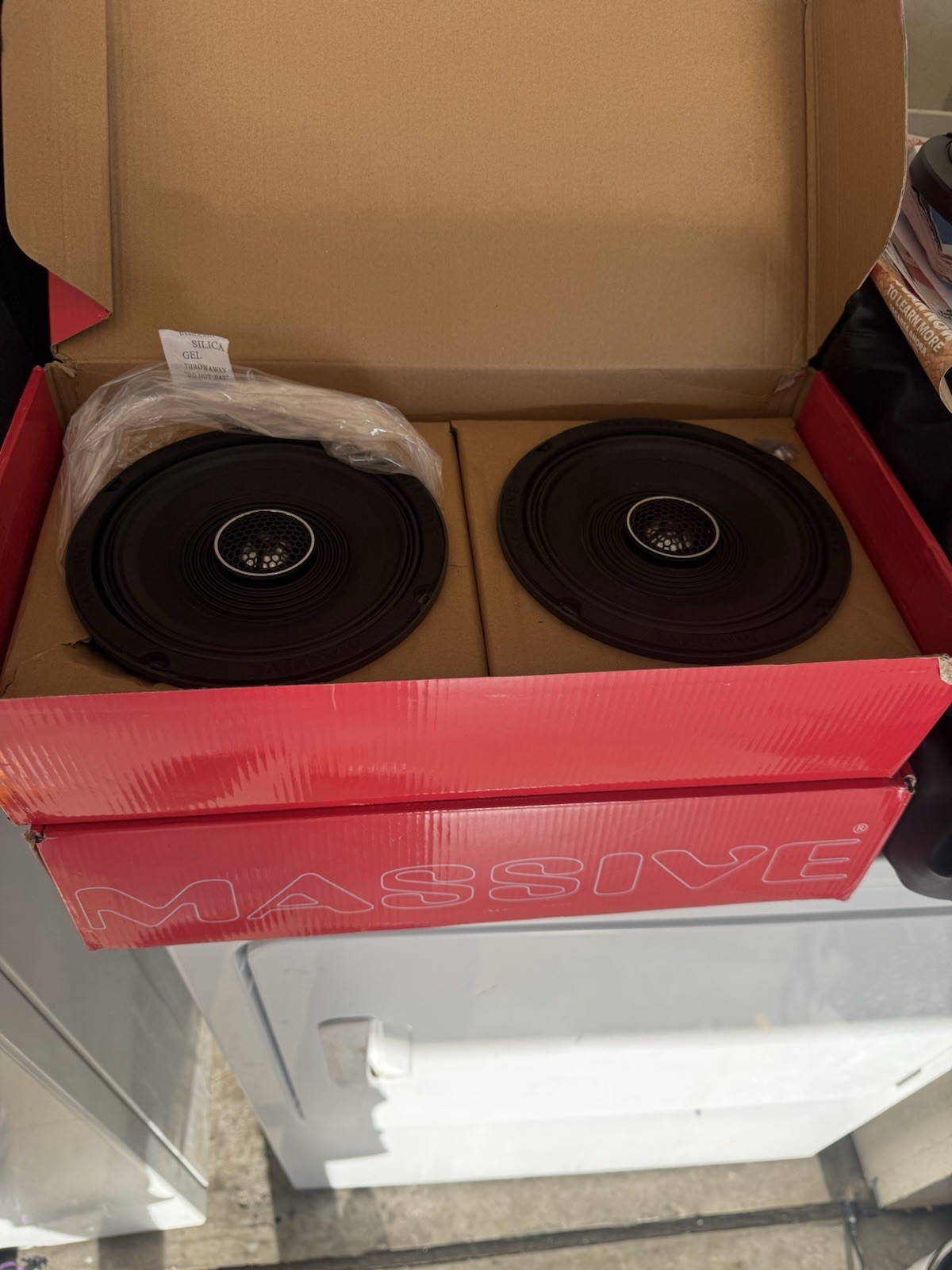 Massive Audio TRIDENT T65X 6.5in Coaxial Car Speakers Pair 120W RMS