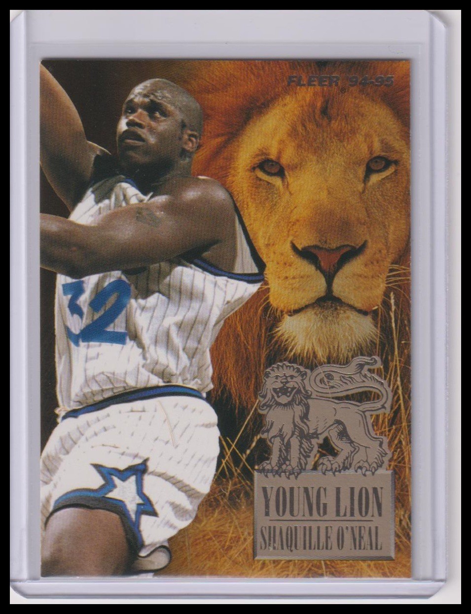 1994-95 Fleer Shaquille O\'Neal Young Lions #5 Orlando Magic 1994-95 Fleer Shaquille O\'Neal Young Lions #5 Orlando Magic