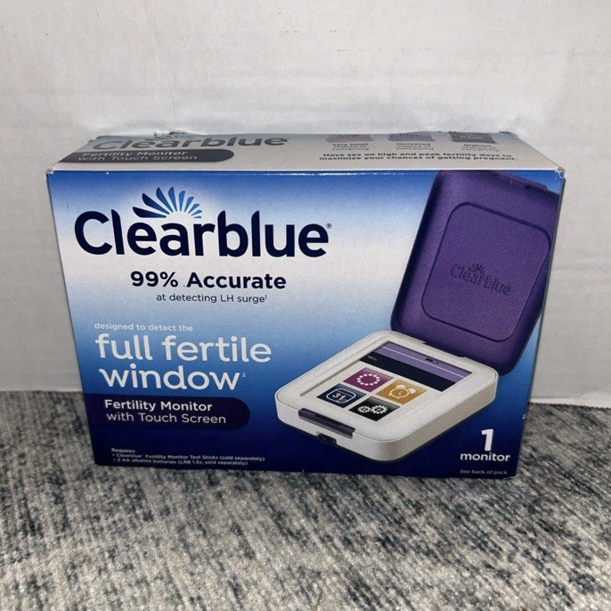 Clearblue Easy Fertility Monitor ( new, never used w/o box ) + 28 sticks. Clearblue Easy Fertility Monitor ( new, never used w/o box ) + 28 sticks.