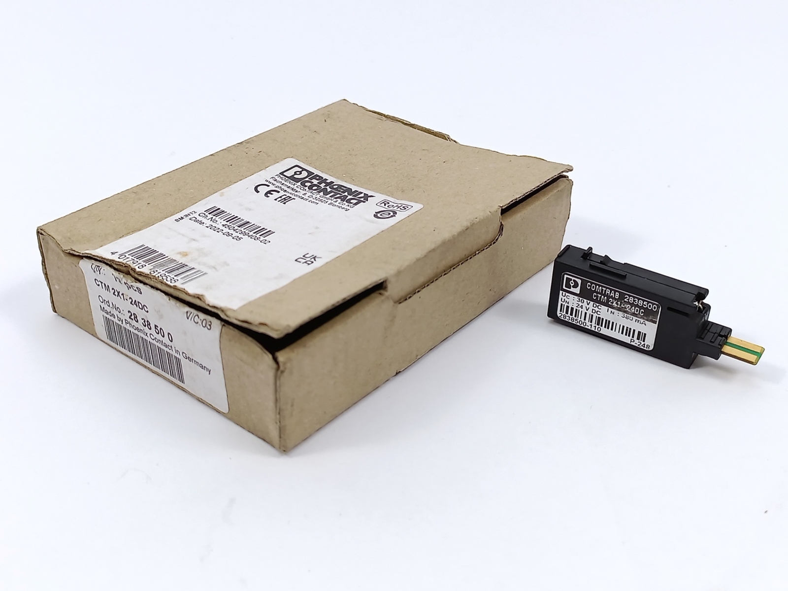 Phoenix Contact 2838500 CTM 2X1-24DC Surge Protection Plug 6 Pieces