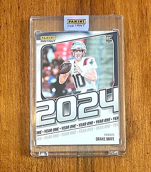 2024 DRAKE MAYE RC PANINI INSTANT YEAR ONE 1/181 - SEALED PRISTINE VERY RARE 2024 DRAKE MAYE RC PANINI INSTANT YEAR ONE 1/181 - SEALED PRISTINE VERY RARE