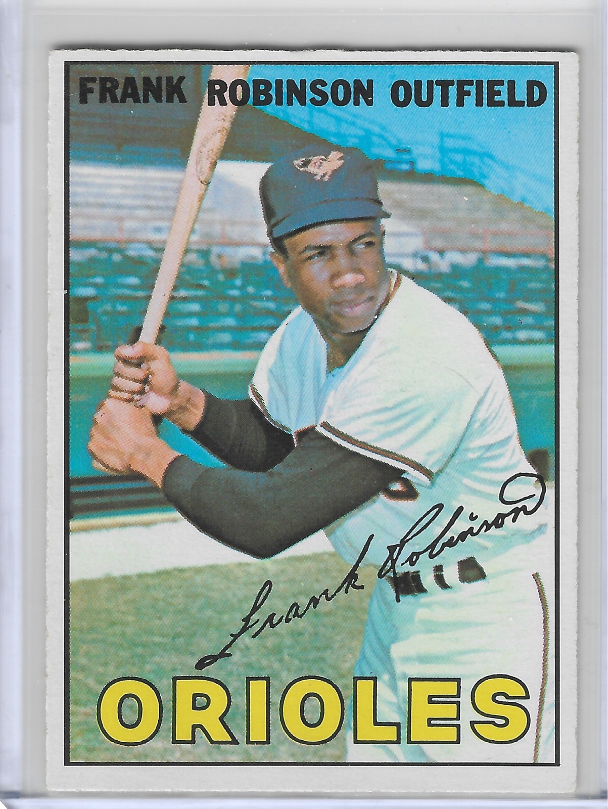 1967 Topps Frank Robinson - #100 Orioles HOF (EX) 1967 Topps Frank Robinson - #100 Orioles HOF (EX)