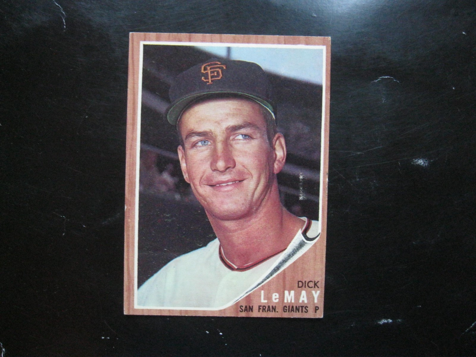 1962 Topps # 71 Dick LeMay San Francisco Giants RARE BLANK BACK Ex 1962 Topps # 71 Dick LeMay San Francisco Giants RARE BLANK BACK Ex