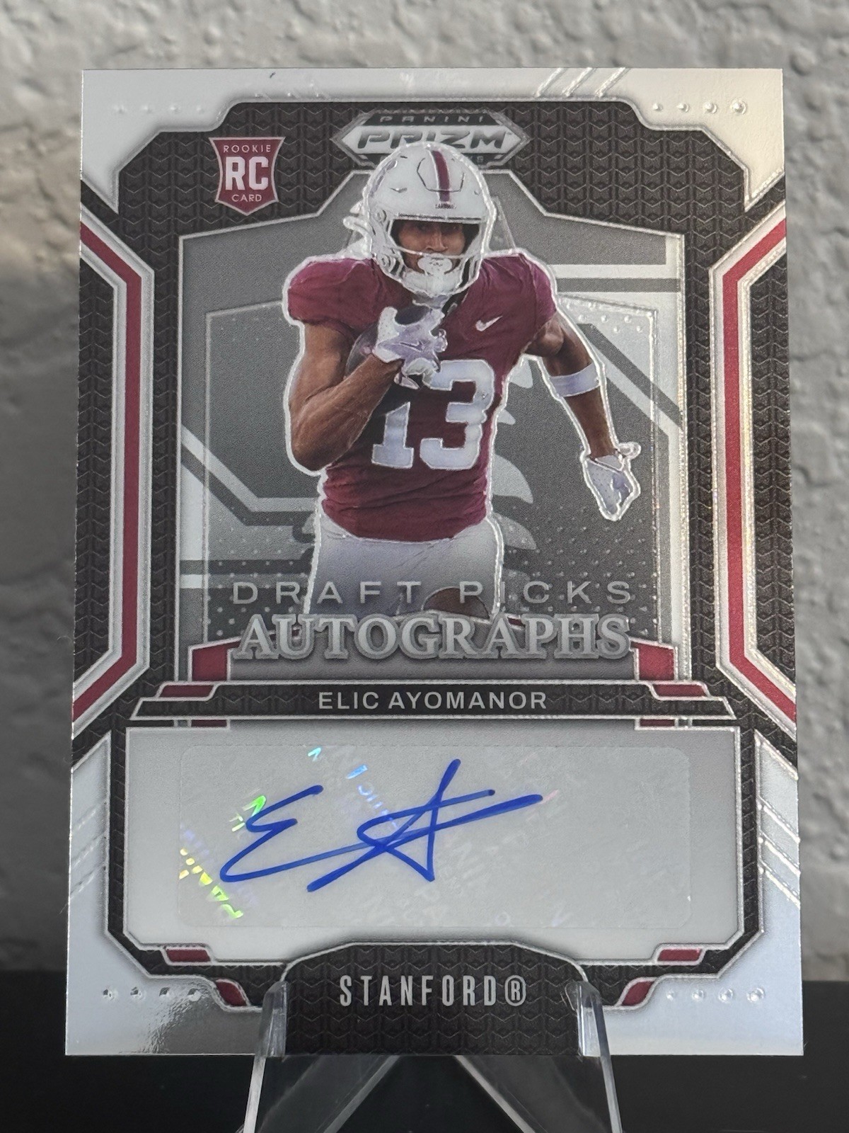 Elic Ayomanor 2025 Draft Picks Autograph Rookie #DPA-EAR Auto RC