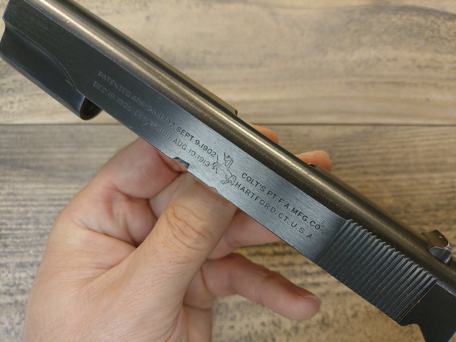 NICE Colt M 1911 A1 USGI Slide Dates 1938-1943 