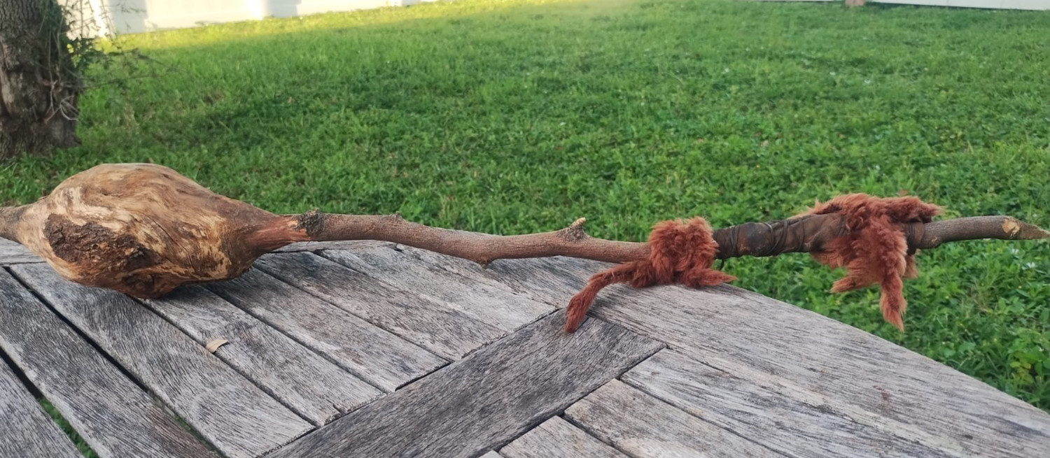 Vintage Primitive Style War Tribal Club Mace Warrior Vintage Primitive Style War Tribal Club Mace Warrior