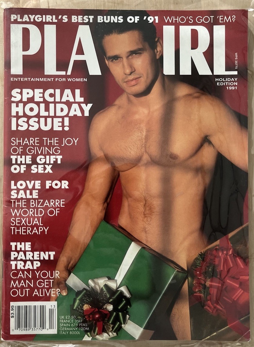 PLAYGIRL Magazine, 1991 Special Holiday Edition. Best Buns of 91’. New Old Stock