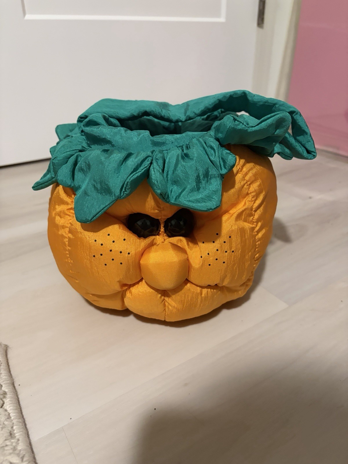 Vintage Dayton Hudson Halloween Plush Pumpkin Trick or Treat Candy Bag Vintage Dayton Hudson Halloween Plush Pumpkin Trick or Treat Candy Bag