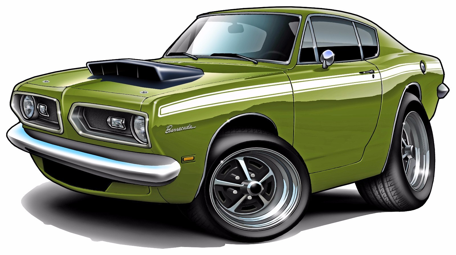 1968 Barracuda Wall Poster Sicker Graphic Decal Garage Mancave Cling 1968 Barracuda Wall Poster Sicker Graphic Decal Garage Mancave Cling