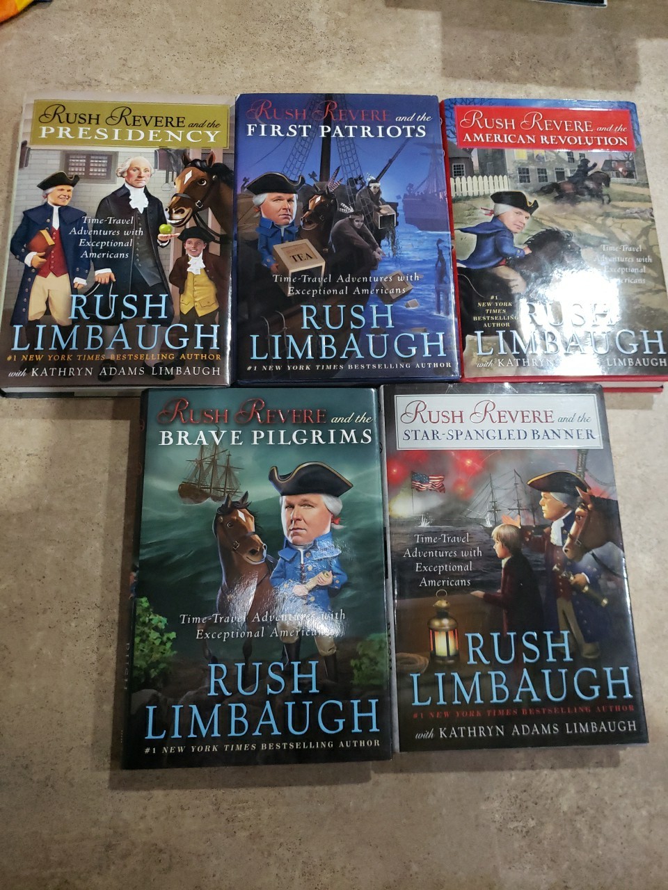 RUSH REVERE Complete Hardcover 5 Book Set Collection Rush Limbaugh RUSH REVERE Complete Hardcover 5 Book Set Collection Rush Limbaugh
