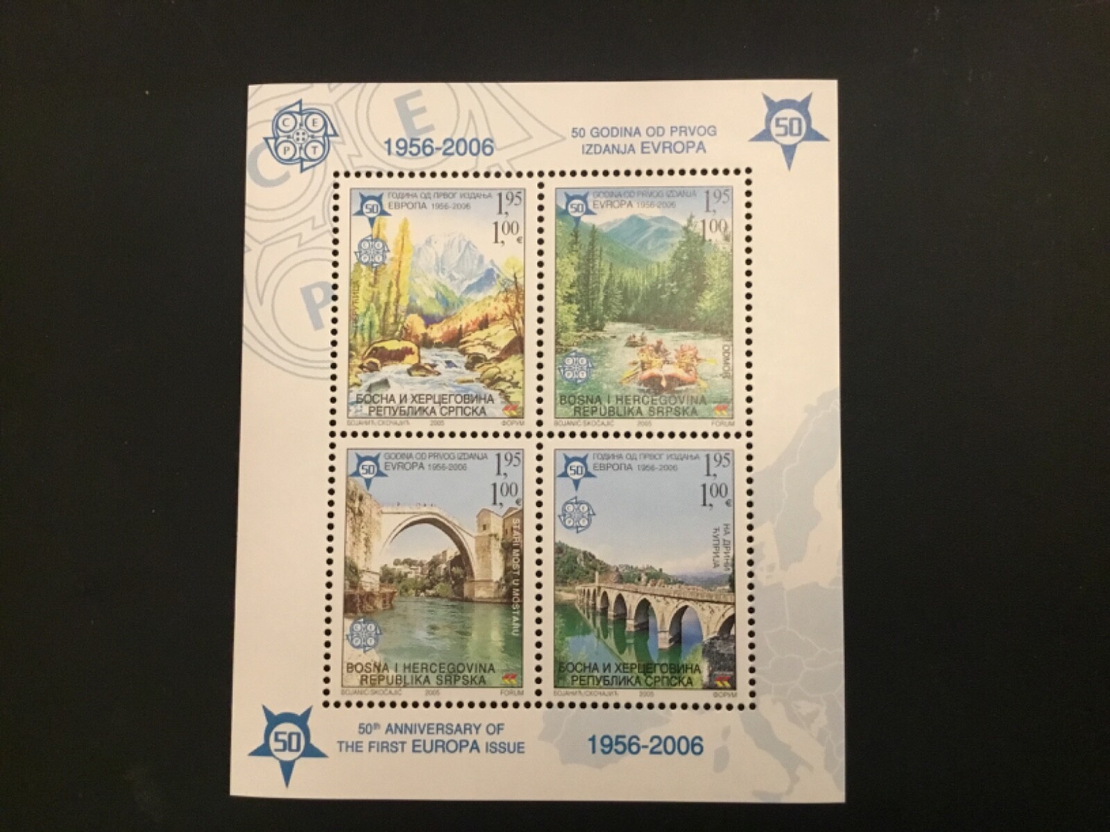 ICOLLECTZONE Bosnia & Herzegovina Serbia Admin 260a sheet  MNH CV $18