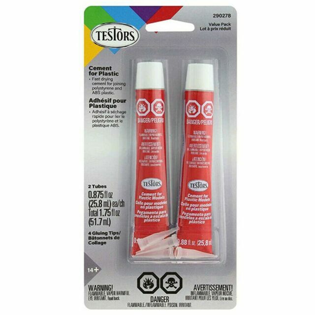 Testors TES290278 Cement for Plastic Model (Pack of 2) Testors TES290278 Cement for Plastic Model (Pack of 2)
