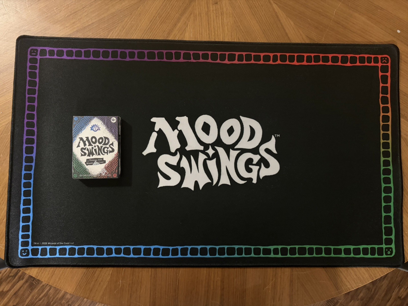 Mood Swings First Edition Card Game Deck and Playmat Mood Swings First Edition Card Game Deck and Playmat