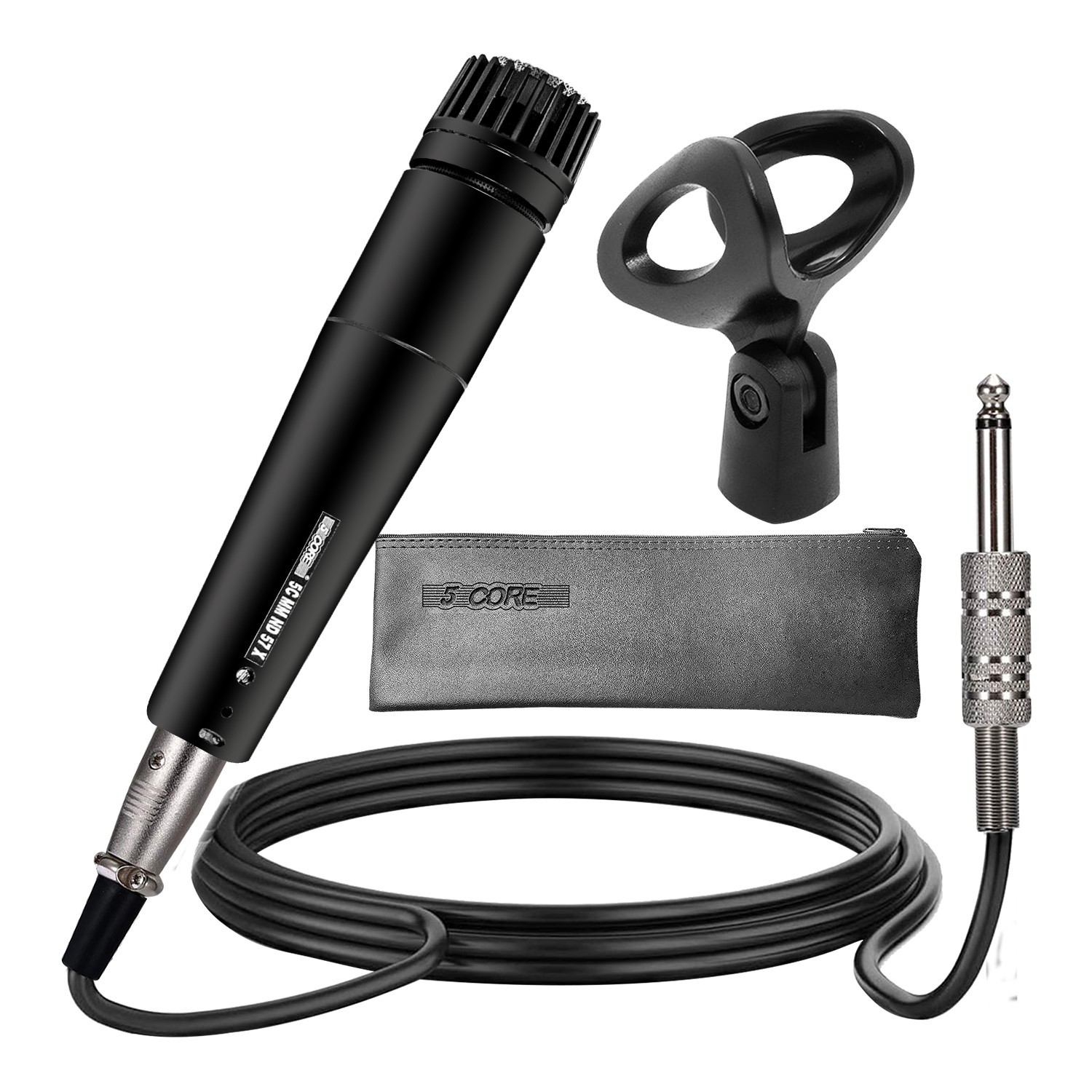 5Core XLR Microphone Dynamic Mic Karaoke Singing Studio Microfono Handheld Mics