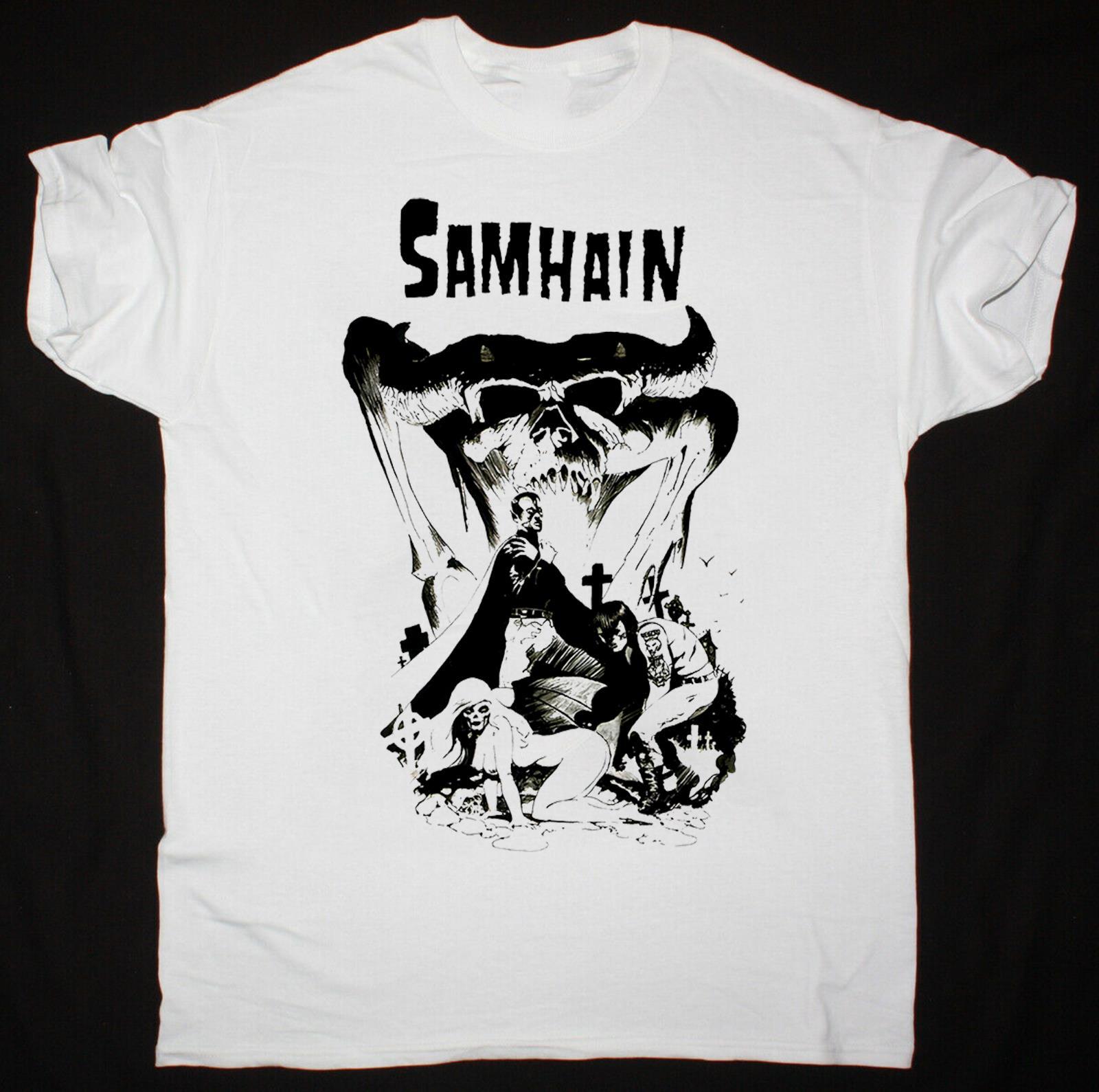 Retro Samhain Final Descent Shirt Short Sleeve White Men Unisex S-5XL