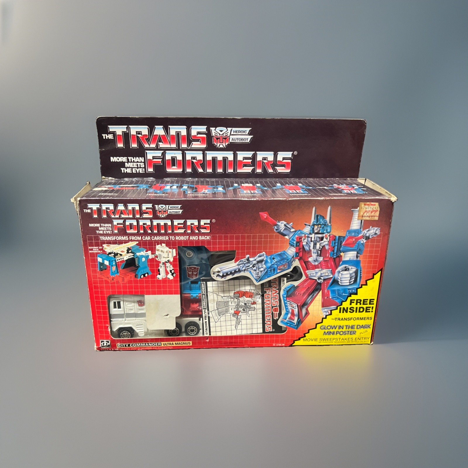 Vintage 1985 Transformers G1 City Commander Ultra Magnus Original Box Autobots Vintage 1985 Transformers G1 City Commander Ultra Magnus Original Box Autobots