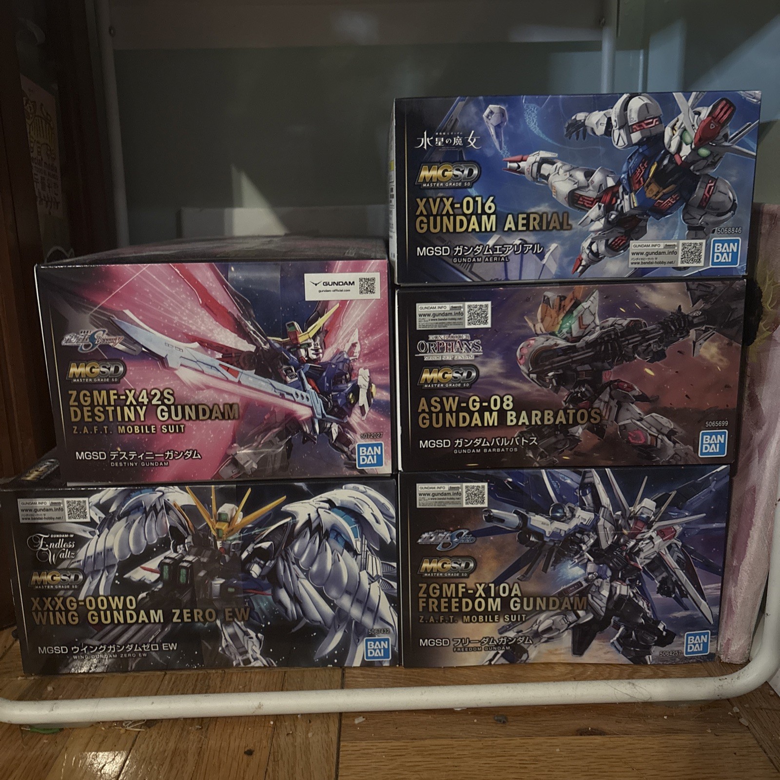 Bandai Gundam Gunpla Lot 5 MG MGSD Barbatos Destiny Aerial Freedom Wing