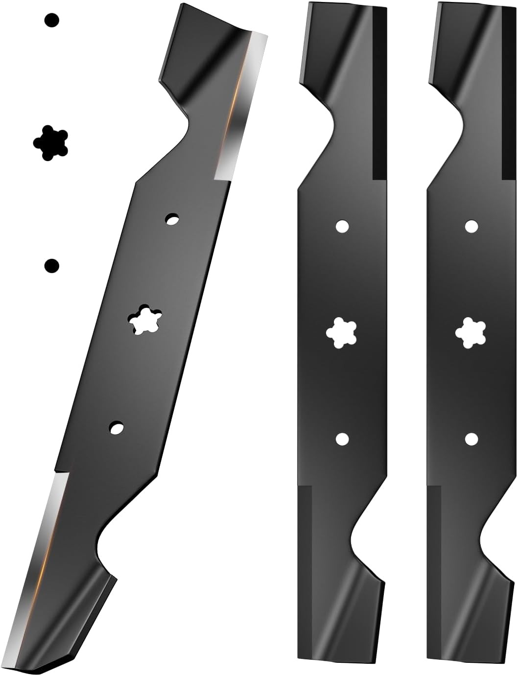 Z254F Lawn Mower Blades for Husqvarna Z254 MZ54 RZ5424 54 Inch Deck 3 Pcs Z254F Lawn Mower Blades for Husqvarna Z254 MZ54 RZ5424 54 Inch Deck 3 Pcs