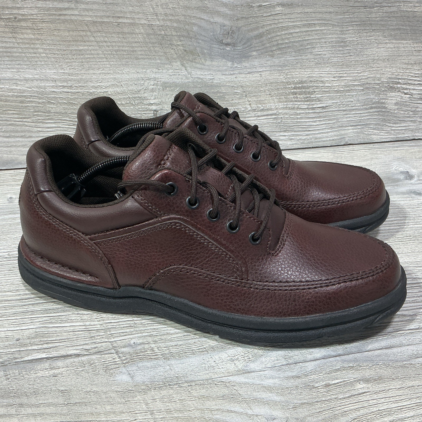 NEW Rockport Eureka A10889 Brown Leather Casual Walking Sneakers Shoes Mens 12 M NEW Rockport Eureka A10889 Brown Leather Casual Walking Sneakers Shoes Mens 12 M