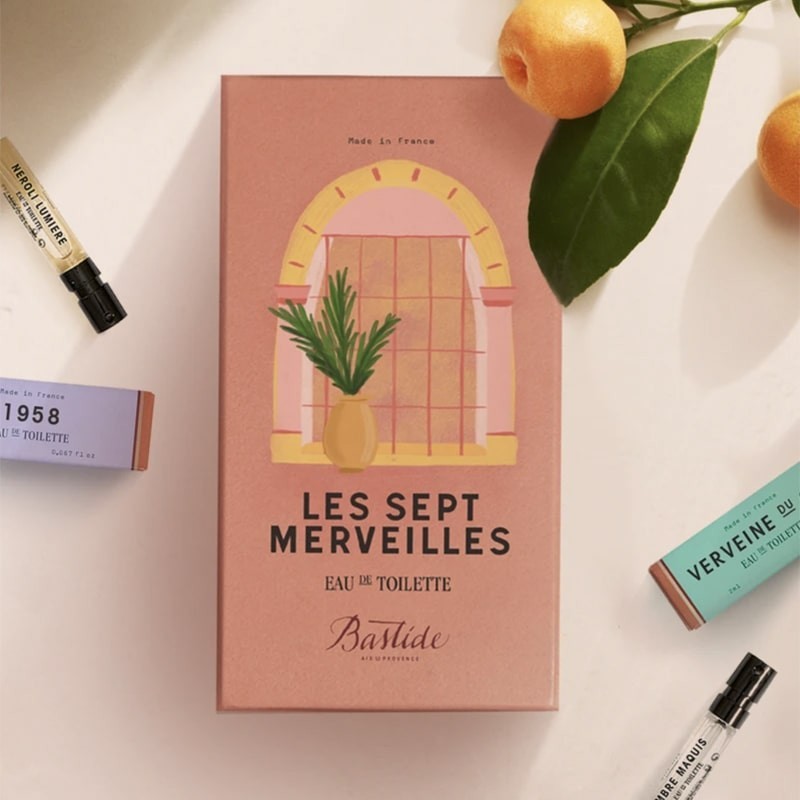Bastide Les Sept Merveilles Fragrance  Discovery Set [7] Eau de Toilette NIB