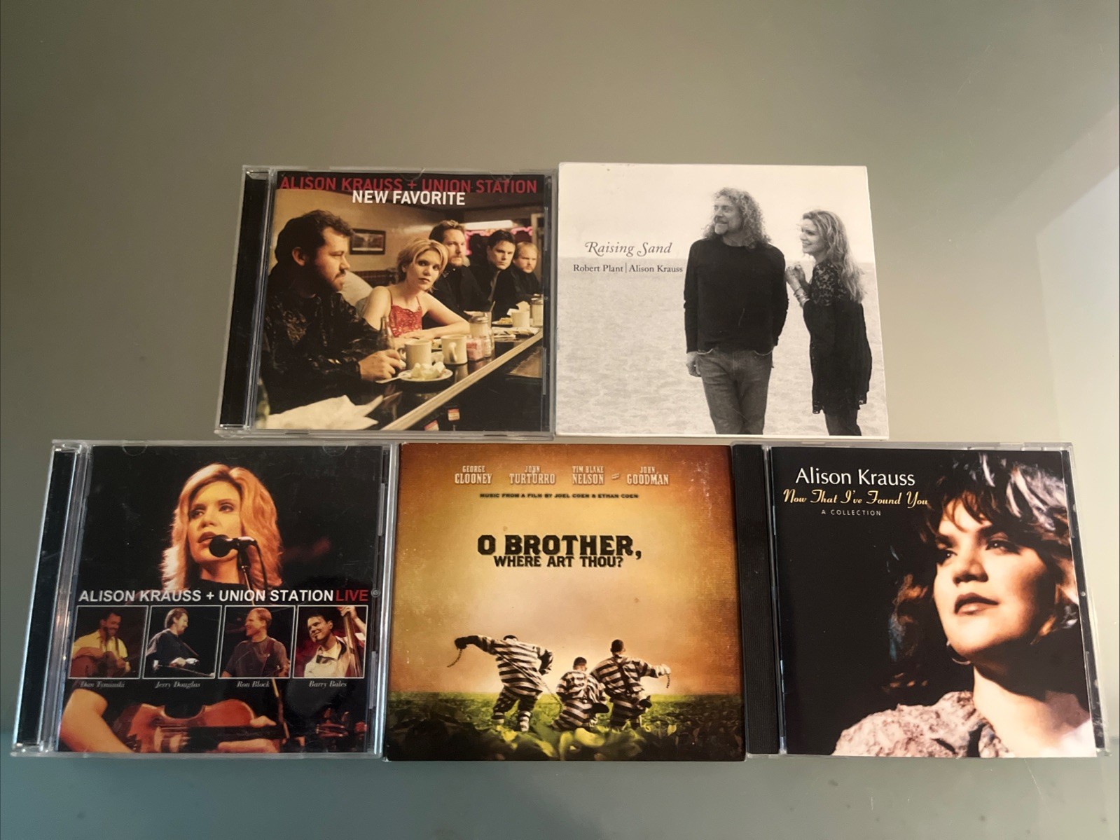 Alison Krauss/Union Station 6 LOT: New Fav, O Brother SDTK, Live DBL, Raise Sand Alison Krauss/Union Station 6 LOT: New Fav, O Brother SDTK, Live DBL, Raise Sand