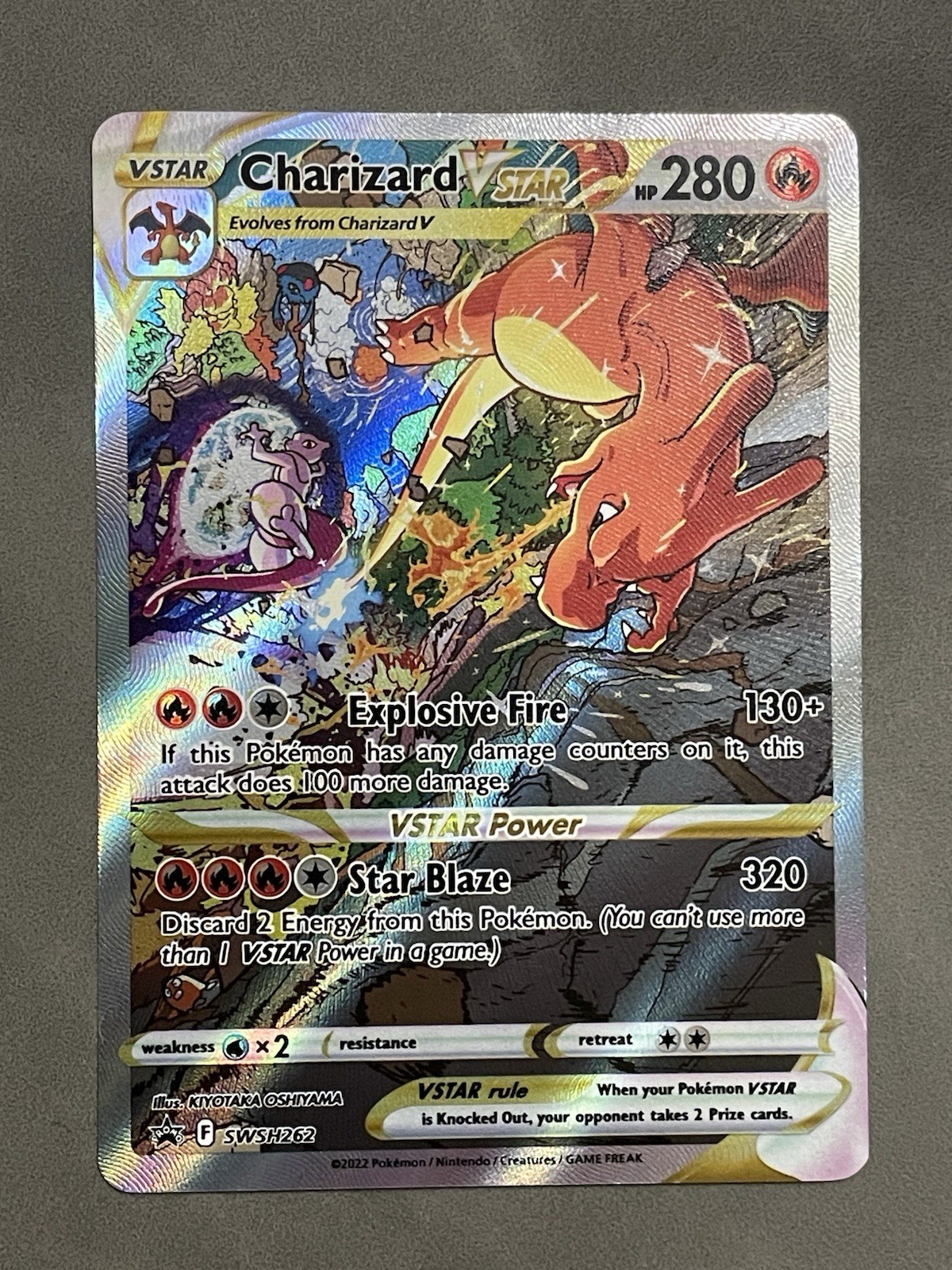 Charizard VSTAR SWSH262 Holo Sword & Shield Promo Pokemon Card Charizard VSTAR SWSH262 Holo Sword & Shield Promo Pokemon Card