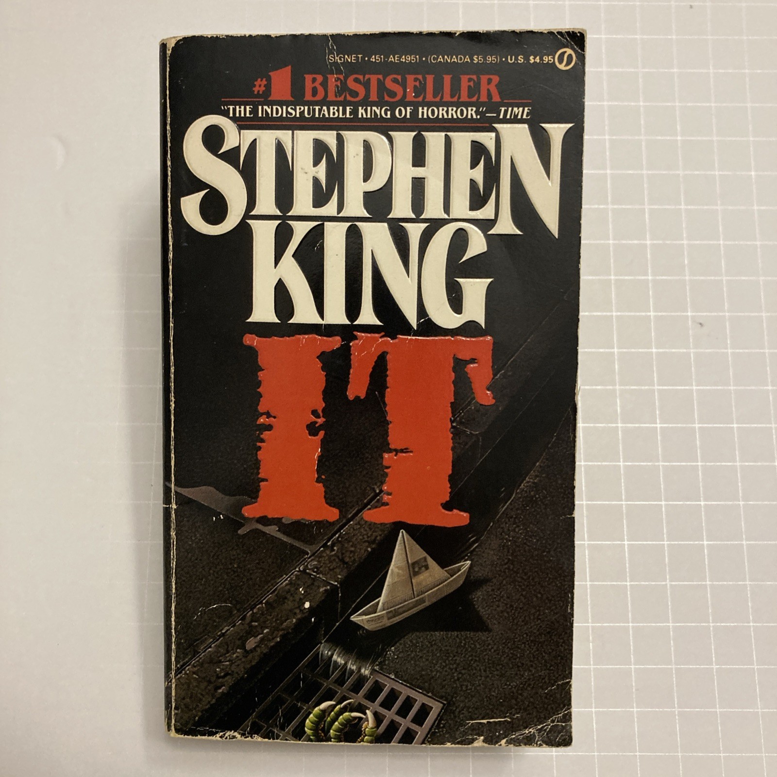 IT Stephen King Paperback Book 1st Signet True 1st Printing September 1987 IT Stephen King Paperback Book 1st Signet True 1st Printing September 1987