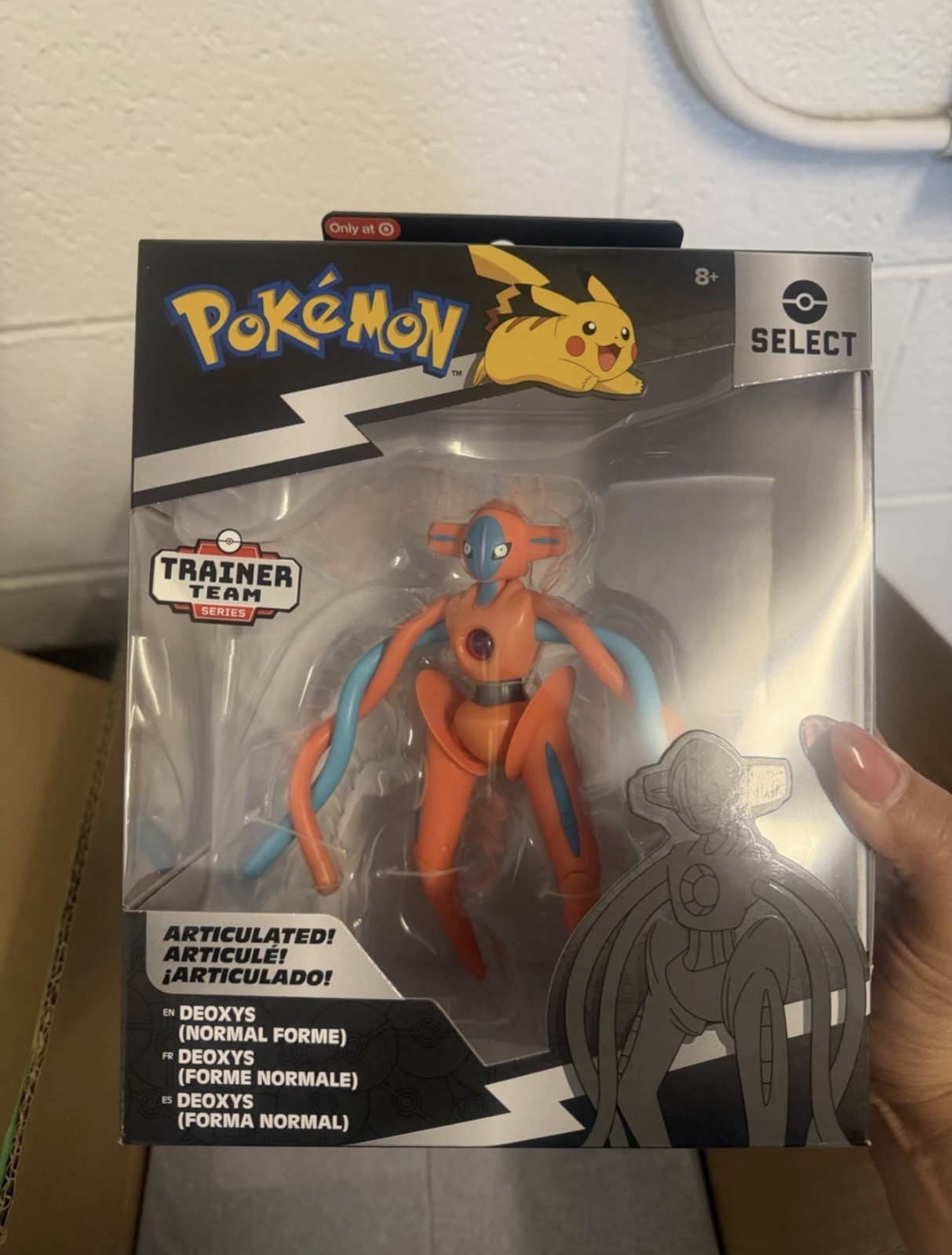 Jazwares Pokémon Select Trainer Team Series Deoxys Articulated Action Figure Jazwares Pokémon Select Trainer Team Series Deoxys Articulated Action Figure