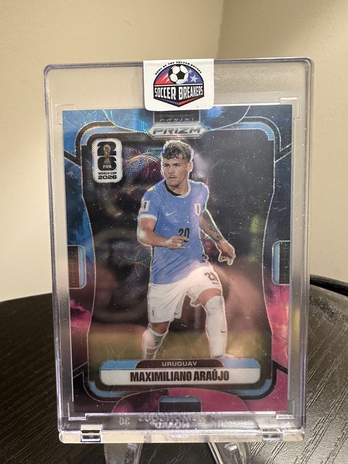 2025-26 Panini Prizm World Cup - Maximiliano Araujo Choice Nebula 1/1 2025-26 Panini Prizm World Cup - Maximiliano Araujo Choice Nebula 1/1