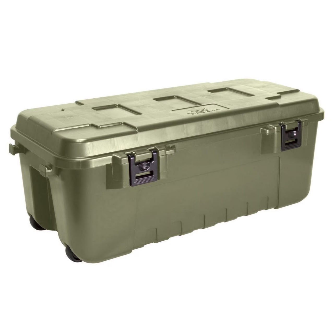Plano Storage Trunk with Wheels, Large, 108-Quart Lockable Storage Box Plano Storage Trunk with Wheels, Large, 108-Quart Lockable Storage Box